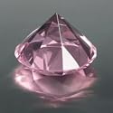 Giant Pink Diamond Paperweight