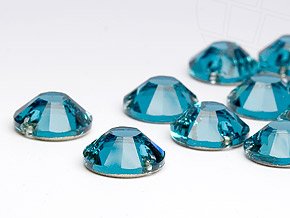 City Travel Guides Discounted  Küche & Haushalt : Strasssteine zum Aufnähen von Swarovski rund 8mm (Indicolite), 12 Stück