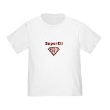 Personalized SuperEli Eli Superman Hero Baby Infant Toddler Kids Shirt - Birthday and Christmas Collection