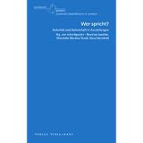 Wer spricht?von "Nora Sternfeld"