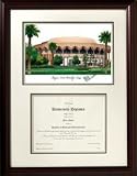 Graduate- Arizona State University Framed Lithograph With Diploma Opening