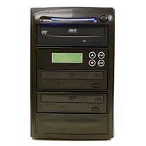 Produplicator 2 Burner 20X DVD CD Duplicator Machine + Built-In 250GB Hard Disk Drive (Standalone Audio Video Copy Tower, Disc Duplication Device)