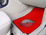 Fan Mats 9389 NBA - Portland Trail Blazers 18" x 27" Carpeted Car Mat Set