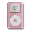 Solid Pink Design iPod 4G Protective Decal Skin Sticker