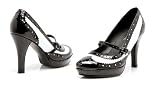 Black and White Mary Jane Flapper Shoes