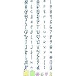 Cuttlebug 2"X6" Alphabet Die Set-Curls And Swirls