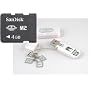 Sandisk 4GB M2 Memory Stick Micro (SDMSM2-4096) & BlueProton USB 2.0 Card Reader Writer
