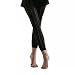 Sexy Black & Gray Pinstriped Opaque Footless Tights