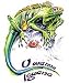 Jimmy Buffett~ Jimmy Buffett Sticker- U Wanna Iguana~ Approx. 3.5 x 4.25