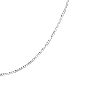 Karat Platinum Diamond-Cut Box Chain Necklace, 16
