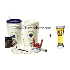 Basic Home Brew Beer Brewing Kit with 5-gallon Light Beer Ingredients Included