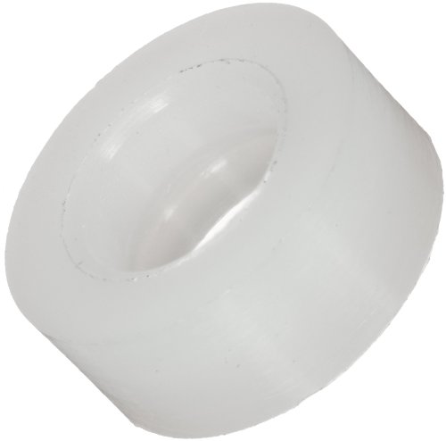 RSN-10/02 Nylon 6/6 Spacer, 1/8 Long x 0.312 OD x 0.194 ID for #10 Screw Size (Pack of 100)