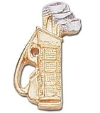 Two Tone Golf Clubs Tie Tack