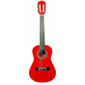 Barcelona 30" 1/2 Size Nylon String Classical Guitar- Metallic Red