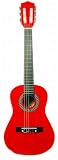 Barcelona 30-Inch 1/2-Size Nylon String Classical Acoustic Guitar - Metallic Red