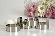 RSVP Stainless Steel Egg Rings Set of 4 NEW