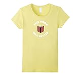 Women's Clever Sloth: The Book Was Better Funny T-Shirt for Book Ent Large Lemon