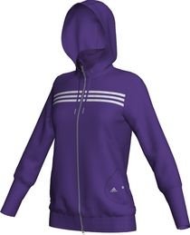 Adidas Damen Jacke Clima Q4 Hooded, violett / metallic silber, 34, O05075-34