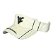 West Virginia Mountaineers Adjustable WVU Mesh Visor - White NCAA Hats