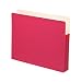 Smead Pocket, Letter, Straight, 1.25-Inch Expansion, Red, 25 per Box (73221)