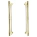 Top Knobs- Appliance M722-12" CC Back to Back Passage Door Pull in Polished Brass