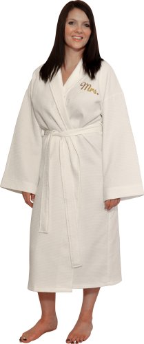 Mr And Mrs Bathrobe, White, Mrs