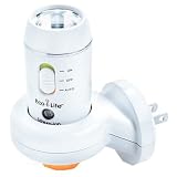 Capstone Industries 565 Eco-i-Lite White Mini Lithium-Ion 3-LED Power Failure Nightlight and Flashlight
