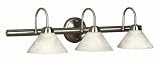 Kenroy Lighting 11627BS Madison Bath / Vanity Light Brushed Steel 8 H x 31 W