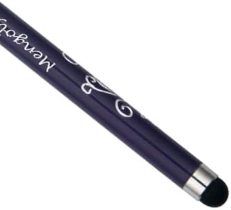 Mengoly - Universal Capacitive Touch Screen Carved Flower Stylus Pen for iPhone 5S 5 4 4S 3g 3gs iPad 1 2 3 4 Air mini iPod Motorola Xoom Samsung Galaxy Tab 8.9 10.1, Blackberry Playbook HTC Flyer Evo View Tablet (Elegant Purple)
