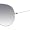 003/3G Silver Frame/White Gradient SIlver Mirroe Lens