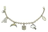 San Diego Chargers Charm Bracelet Silvertone Nfl Team