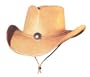 Shady Brady Hat 5PW32: Softy Toyo Julia Roberts Cowboy Hat - Natural, Cord & Concho Band