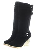 Couture Discount Damenstiefel Fashion Slouch Boots (ST35), Gr. 37