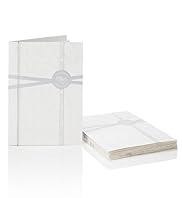 Personalise White Seal Wedding Invitation Cards
