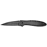 Kershaw 1660BLKW Leek Folding Knife with BlackWash SpeedSafe