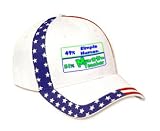 49% Simple Human 51% Math Teacher Adult USA Flag Hat / Cap