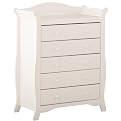 Aspen 5-Drawer Chest- White