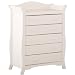 Stork Craft Aspen Five Drawer Chest in White