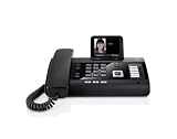 Siemens Gigaset DL500A Schnurgebundenes Komfort-Telefon mit Anrufbeantworter schwarz