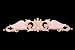 Hand Carved Solid Maple Eagle Onlay Small Size, Model 1102