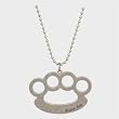 Silver Star KNUCKLED UP Pendant