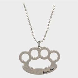 Silver Star KNUCKLED UP Pendant