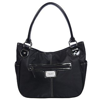 Nine West Leo Satchel Black/Black