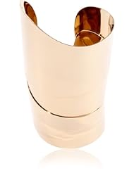 Giuseppe Zanotti Gold Finish Sculpted Cuff Bracelet