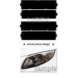 Chevy Truck (1970 to 1990) Sealed Beam Headlight Vinyl Film Covers by LAMIN-X ( TINT... by Lamin-x
