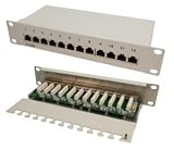 Produkt-Bild: LogiLink Patch Panel 10" CAT6 12port vollgeschirmt wei&szlig;