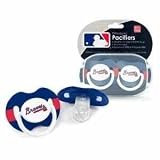 Atlanta Braves MLB Baby Pacifiers (Set of 2)