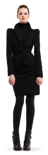 STRETCH WOOL CREPE JACKET