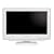 Toshiba 19LV611U 19-Inch 720p LCD TV with Built in DVD Player, White