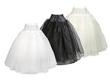 Flora Multi-Layers Net Hoopless Bridal Wedding Petticoat/Prom Underskirt,Full Length